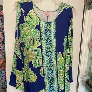 Lilly Pulitzer cold shoulder Ophelia dress